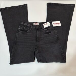 Wrangler Women's Black Fierce Flare Jeans size 0